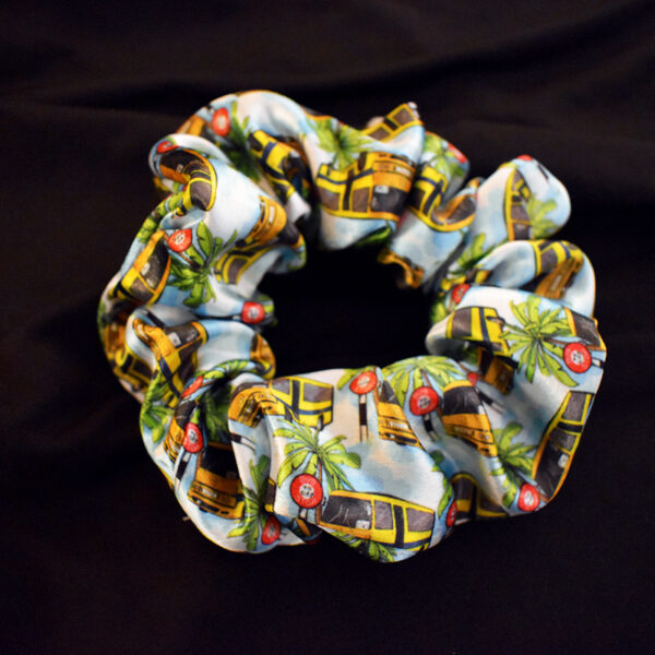 minibus2 print barbados scrunchie