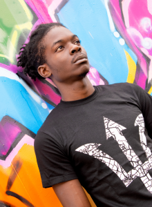 Barbados Trident T-Shirt Print - Apparel on Model